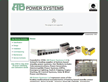 Tablet Screenshot of abpowersystems.ie
